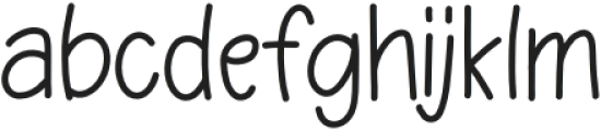 Potassium Regular otf (400) Font LOWERCASE