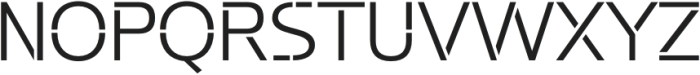 Potel Stencil Light otf (300) Font UPPERCASE
