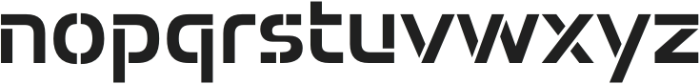 Potel Stencil Semi Bold otf (600) Font LOWERCASE