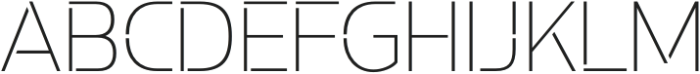 Potel Stencil Thin otf (100) Font UPPERCASE