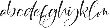 Pottelika Kinetics Italic otf (400) Font LOWERCASE