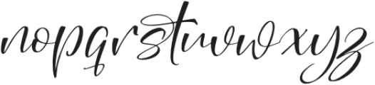 Pottelika Kinetics Italic otf (400) Font LOWERCASE