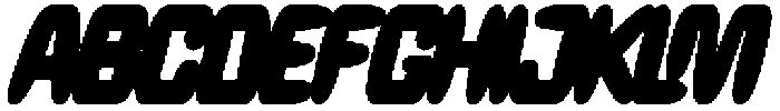 Poulens Italic otf (400) Font UPPERCASE