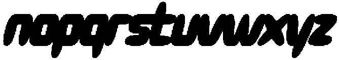 Poulens Italic otf (400) Font LOWERCASE