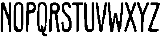 Pourover Regular otf (400) Font UPPERCASE