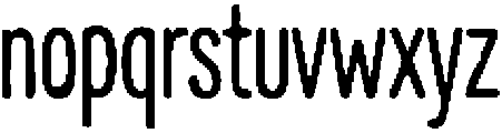 Pourover Regular otf (400) Font LOWERCASE