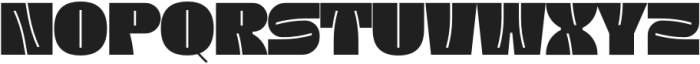 Power-Block Regular otf (400) Font UPPERCASE