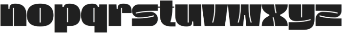 Power-Block Regular otf (400) Font LOWERCASE