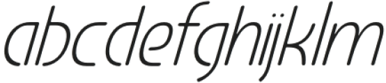 PowerBoat CPC Light Italic otf (300) Font LOWERCASE