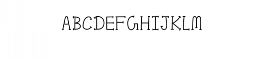 PomPom.otf Font LOWERCASE