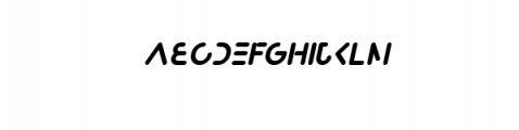 Popular ExtraBlack Italic.ttf Font LOWERCASE