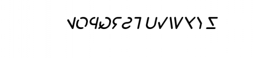 Popular ExtraBold Italic.ttf Font UPPERCASE