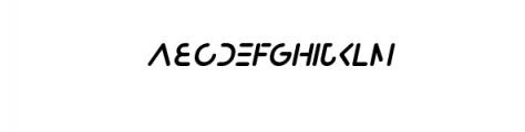 Popular ExtraBold Italic.ttf Font LOWERCASE