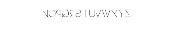 Popular Thin.ttf Font UPPERCASE