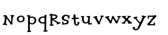 Pocket Serif Bold Font LOWERCASE
