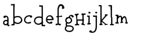 Pocket Serif Regular Font LOWERCASE