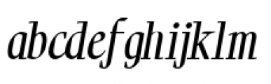 Poignant Italic Font LOWERCASE