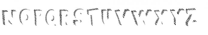 Polina Fill Striped Font UPPERCASE