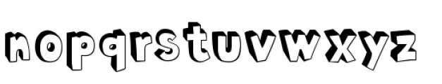 Polina Inverse Font LOWERCASE