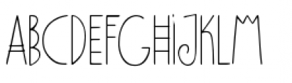 Polygraph Regular Font LOWERCASE
