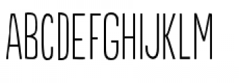 Populaire Light Font LOWERCASE