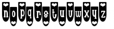 Populuxe Hearton Font LOWERCASE