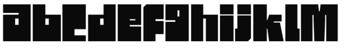 Popwave Box Font LOWERCASE