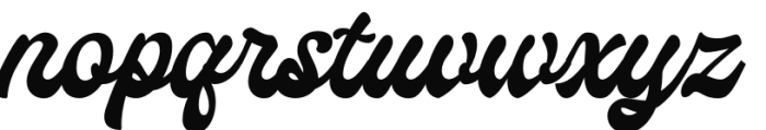 Popwave Script Font LOWERCASE