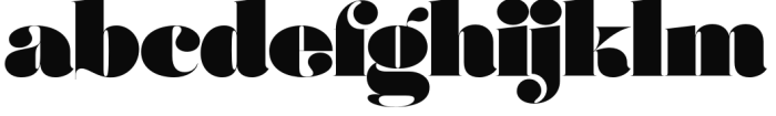 Posh Regular Font LOWERCASE