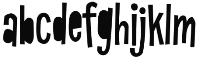 PotShot PB Regular Font LOWERCASE