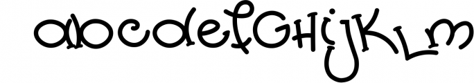 Poky, The Curly Font Font LOWERCASE