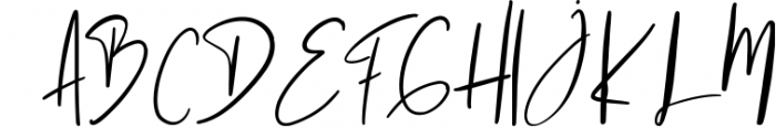 Pommel - Handstylish Font Font UPPERCASE