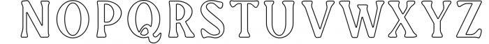 Postpress - A Vintage Headline Serif 1 Font UPPERCASE