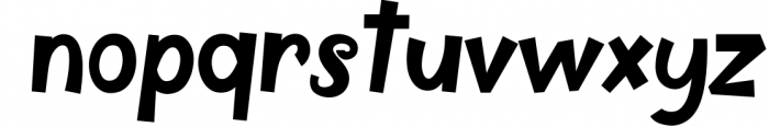 Postregular Font LOWERCASE