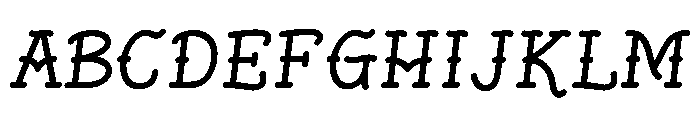 POINTINK Font UPPERCASE