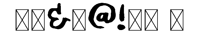 POPKORNDemoRegular Font OTHER CHARS