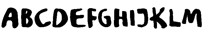 POPKORNDemoRegular Font UPPERCASE