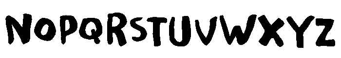 POPKORNDemoRegular Font LOWERCASE