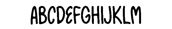 Pocare Font UPPERCASE