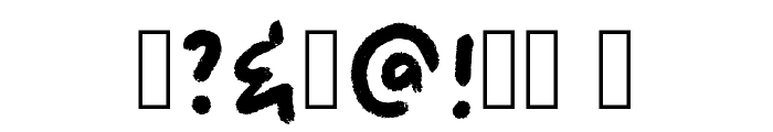Pochirin Regular Font OTHER CHARS