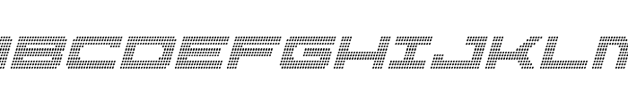 Pocket Ball Condensed Italic Font UPPERCASE