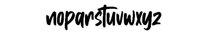 Poetry of Silence Font LOWERCASE