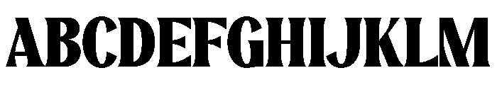 Poggio Font UPPERCASE