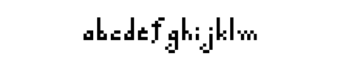 Po$h Pixels Regular Font LOWERCASE