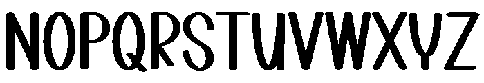 Point Beach Font LOWERCASE