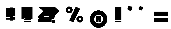 Pointed Stick_PersonalUseOnly Font OTHER CHARS