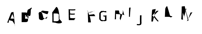 Pointer Condensed Font UPPERCASE
