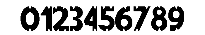Pointink Zona 21 Ice Regular Font OTHER CHARS