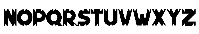Pointink Zona 21 Ice Regular Font UPPERCASE