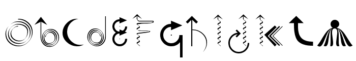 Pointout Regular Font LOWERCASE